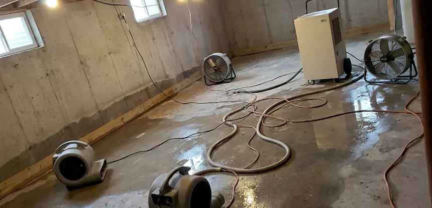 Large-Scale Water Damage Cleanup in Fairmount